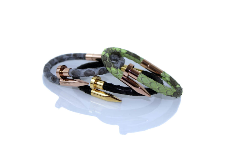 Python Skin Nail Bracelets