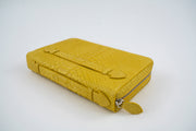 Yellow Python Skin Travel Wallet
